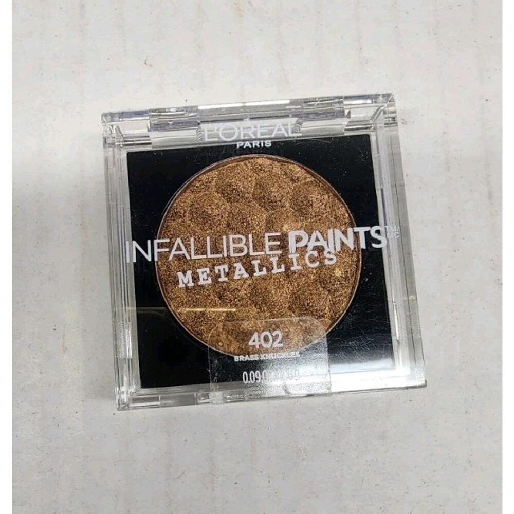 L'Oréal Paris Infallible Paints Eyeshadow Metallics 402 Brass Knuckles New 2.8 G